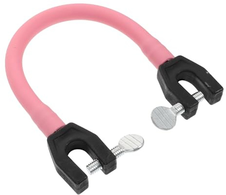 Gogogmee Conector de Esquí Portátil Rosa para Snowboard, Herramienta de Fijación para Principiantes, Accesorio Resistente y Ajustable para Entrenamiento de Deportes de Invierno
