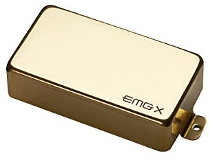 EMG 60-X E-Gitarren Humbucker Tonabnehmer Edelstahl gold