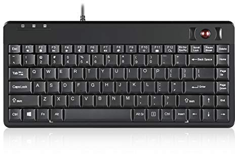 PERIBOARD-505H Plus Mini Clav+Trackball + 2 puertos USB