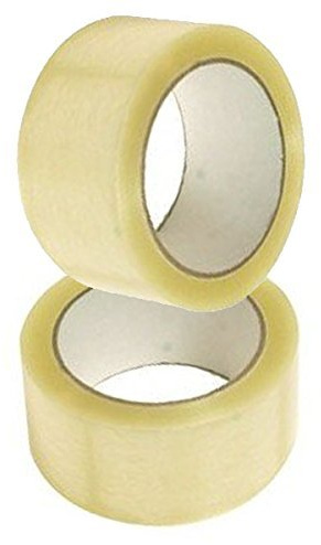 Realpackâ ® – 6 rouleaux 48 mm x 66 m clair Emballage de colis ruban adhésif Fournit une solide sécurisée et Sticky Joint