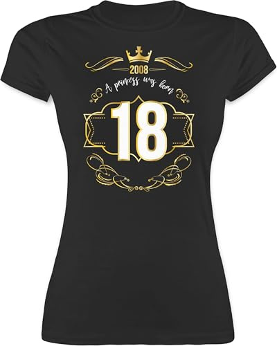 Shirtracer - Shirt Damen - 18. Geburtstag - Achtzehnter Prinzessin Mädchen 2008
