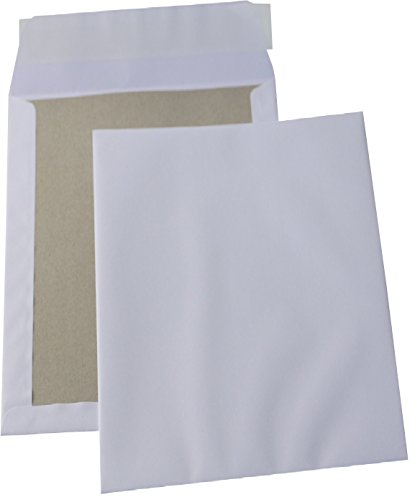 300 St. B4 Papprückwand Versandtaschen weiß 120 gr. Kuvert Haftklebend Briefumschläge HK Briefhüllen