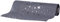 100%Mosel Tischläufer Leinenoptik Grau, Sterne in Silber, (28 cm x 5 m), Tischband, edle Tischdeko für Weihnachten & Adventszeit, Festliche Dekoration zu besonderen Anlässen