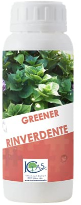 GREENER flacone da 0,5 kg - Prodotto a base di Ferro (Fe) EDDHSA. Previene e cura le clorosi da carenza di Ferro. Migliora la colorazione dei frutti.