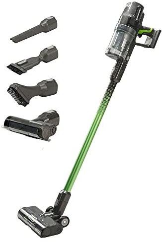 Greenworks GD24SV Cordless Vacuum Cleaner, High Power Suction, 45 Minutes Run Time, Pet Hair Tool, 3 Levels of Power WITHOUT Battery and Charger, 3 Year Guarantee