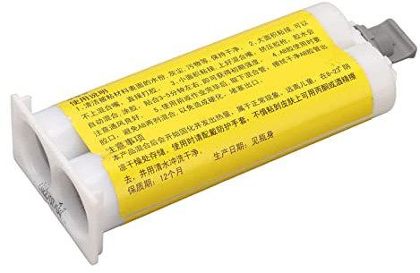 AB Glue, colla in resina epossidica a posizionamento rapido 50 ml con ugelli per fai te