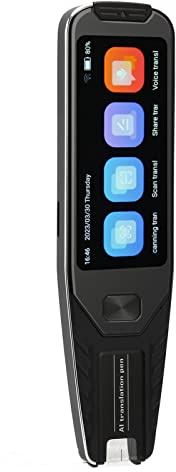 Scan-Reader-Stift, Sprachübersetzer-Smart-Stift, Intelligenter Übersetzungsstift, Elektronische Fremdsprachenübersetzer, 3,5-Zoll-Touchscreen-Übersetzerstift, Unterstützt 134