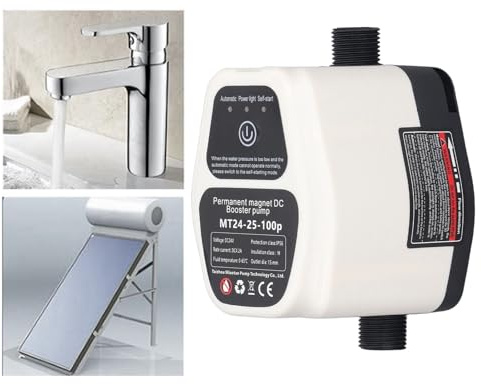 Bomba de agua de 24 V, 100 W, aumento inteligente de presión de agua,