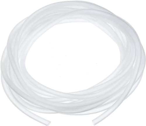 Konrunppy Tuyau à air d'aquarium en silicone, PVC, 4/6 mm, transparent, 10 m