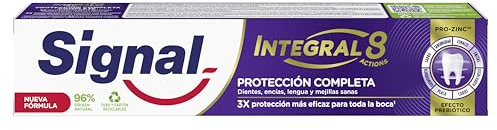Signal Pasta de Dientes Integral 8 Protección Completa Con ingredientes de origen natural 75 ml x1