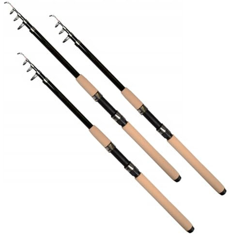 3 Stück Teleskoprute Kork Navigator 3,60m 60-120g