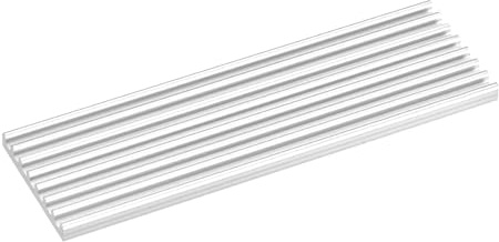 QUARKZMAN 1 Pack M.2 2280 Nvme SSD Kühlkörper Kühler mit Wärmeleitpad aus Aluminiumlegierung Kühlkörper Kühlkörper für PC Laptop, 70x22x3mm, Weiß