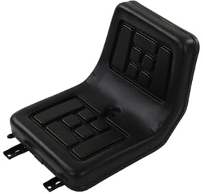 Asiento Ergonómico para Tractor, Cojín Cómodo de Cuero PU, Instalación Estable, Soporte de Carga, Ideal para Carretilla Elevadora y Excavadora