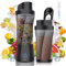 Smash Juicer Portable Blender – 700ml, 22,000 RPM, USB-C Rechargeable, Leakproof Travel Cup Lid, 360W, 6 Blades – Blends Ice, Smoothie Maker, Frozen Fruits. Suitable for Gym, Home, Travel & Camping