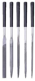 Juego de limas de madera de acero de alto carbono, herramienta profesional multifuncional con agarre seguro para proyectos complejos de carpintería