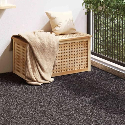 Solivagant Gazon Artificiel Noir 200 x 100 x 4 cm Polypropylène,(4.92 KG)