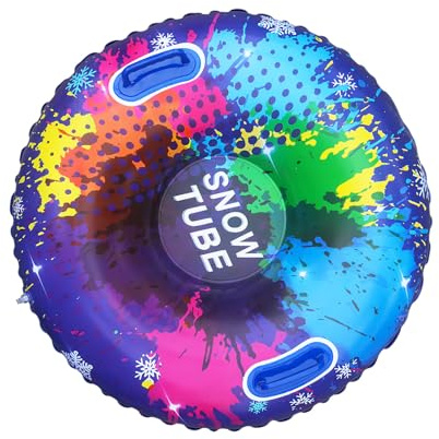 Tubes De Neige Gonflables pour Adultes,85 Cm Résistant Au Froid,avec Poignées et Design Confortable Tube de Luge - pour Les Sports d'hiver en Extérieur, Les Activités Familiales Et Le Plaisir du
