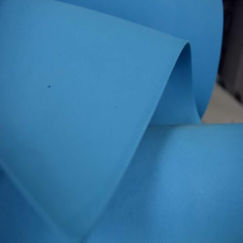 StoffBook türkis oeko-tex Moosgummi 2mm zum Basteln, eva Foam, Schaumstoff Nähen & Kleben, Cosplay, Bastelmaterial, Polster, Kinder, Weihnachten Meterware ab 50cm Stoff, d004