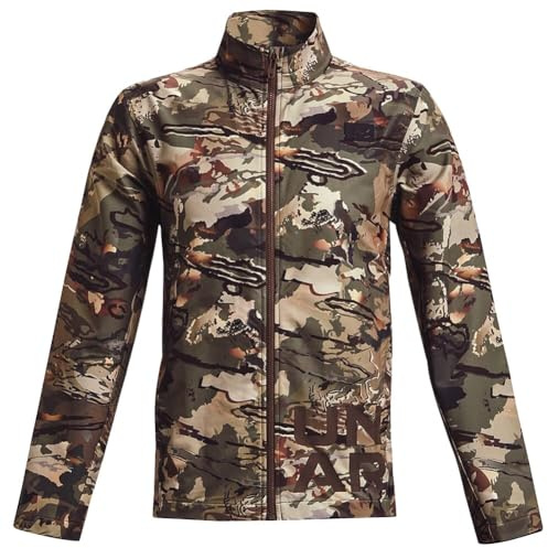 Under Armour mens Hardwoods Graphic Jacket, Ua Forest All Season Camo (994)/Black, X-Large