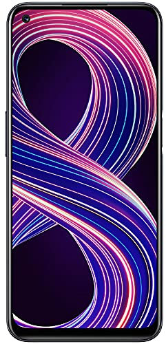 realme 8 5G Telephone Portable, Smartphone Debloqué et Processeur Dimensity 700 5G, Écran ultra-fluide de 90Hz, Batterie massive de 5000mAh, Appareil photo Nightscape de 48MP, Dual Sim, NFC, 6+128GB