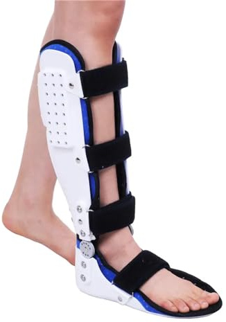 Botte De Marche, Attelle De Correction De Cheville, Attelle D'entorse De Cheville, Conception De Sangle Amovible/Velcro/fixe, Doublure Intérieure Respirante À Angle Réglable,pour Entorse Du Pied