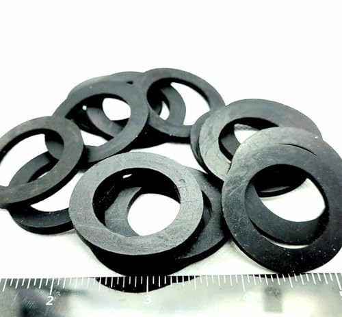 1 ID Rubber Flat Washers 1 1/2 OD x 1/8 Thick EPDM Gasket Spacers for Plumbing, HVAC, Electric Motors, Compressors, Vibration Damper Seal (24)