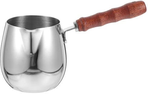 Garneck Edelstahlbecher Zum Aufschäumen Von Milch Für Latte Macchiato Zum Abmessen Von Flüssigkeiten Servieren Von Milch Oder Sahne Küche