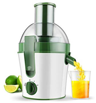 JINZBO Exprimidor de Frutas para el hogar, exprimidor eléctrico de Gran Calibre, exprimidor automático Multifuncional, pequeño y portátil