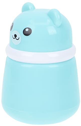 HAPINARY Cartoon Bär Babypuderbox Mit Puderquaste Sichere Talkumpdderdose Aus Kunststoff Praktische Körperkosmetik Kasten Für Kinder Und Reisen
