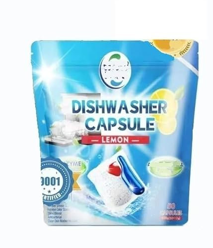 ZMLMAJJ 50 tabletas de detergente for lavavajillas de Cocina doméstica de Alta concentración