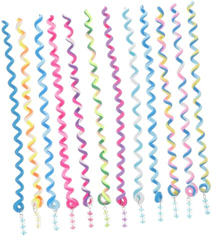 BESTYASH 12 Stück Haarzopfhalter Für Kleine Mädchen Spiral-haarreifen Zopf-accessoire Für Mädchen Haarstyling-tool Für Pferdeschwanzfrisuren Und Flechten