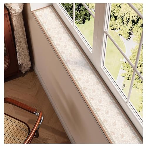 Vnook Tappetino for davanzale in terra di diatomee, cuscino assorbente impermeabile for davanzale, cuscinetto protettivo for balcone con supporto antiscivolo for finestre a bovindo, balcone(10x200cm)