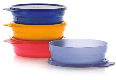 Tupperware Mikrowellen-Müslischalen, 4 Stück