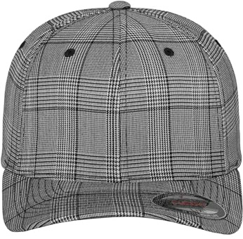 Flexfit Kappe Glen Check, blk/wht, S/M, 6196