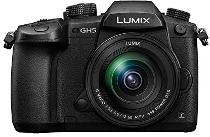 Panasonic Lumix GH5M | Fotocamera ibrida Expert + Lente Lumix 12-60mm (Sensore 4/3 20MP, Dual Stab., Mirino OLED, 4K60p/C4K24p 4:2:2 10bit, Tropicalizzato) Nero - Versione Francese