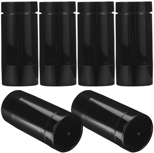 Healvian 6 Er Set Leere Deodorantbehälter Nachfüllbare Deodoranzflaschen Für Deo Selbermachen Lippenbalsamröhrchen Leckfreie Deo Flasche Für Reisen Camping Und Körperpflege