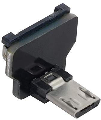 CY CYFPVUSB 5 poli Micro USB2.0 maschio connettore ad angolo retto a 90 gradi verso l'alto per fotografie aeree di multicotteri FPV HDTV