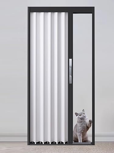 Schiebetür Falttür falttüren innentüren Abschließbare Akkordeon-Schiebetür Groß 60 70 80 100 120 130 150 180 200 CM, Raumteiler Klapptür Aus Aluminium Für Badezimmer, Schlafzimmer Und Flur ( Color : B