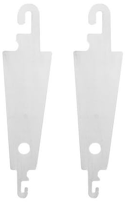 Telliswelt 2 Einfädler für Stickgarn Nadeleinfädler 4,8 cm mit 2 unterschiedlichen Einfädel ösen