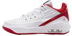 Nike Jordan Max Aura 5 Scarpe con Lacci White/Gym Red/Black 36