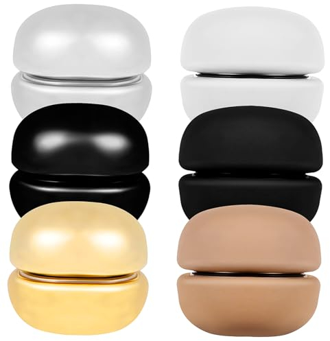 6 Paare Magnetische Hijab Clips, Runde Magnetverschluss Pins FüR Schals Und Cardigans, KnöPfe Ohne NäHen Multi-Use Broschen FüR Bekleidung