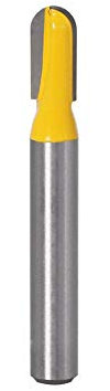 Fräser, Kernkastenfräser, 1/4-Zoll-Schaft-Rundfräser, Wolframkarbid-Holzbearbeitungswerkzeuge, Schnittdurchmesser (Größe: 1/4 Zoll)(1/4 in)