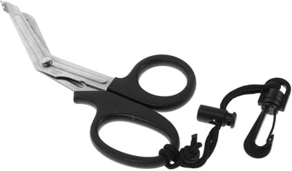 Happyyami Taucherschere Aus Edelstahl Abgewinkelte Klinge Integriertes Rettungsseil Multifunktionswerkzeug Für Tauchen Und Angeln Leichtgewichtig Und Einfach Zu Tragen