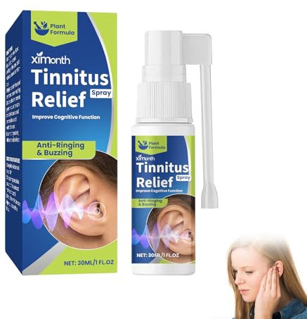 ForestM Tinnitus Relief Spray, Tinnitus Relief for Ringing Ears, Tinnitus Treatment Effective Herbal Drops for Hearing Loss and Ear Ringing, Gentle Ear Noise Treatment