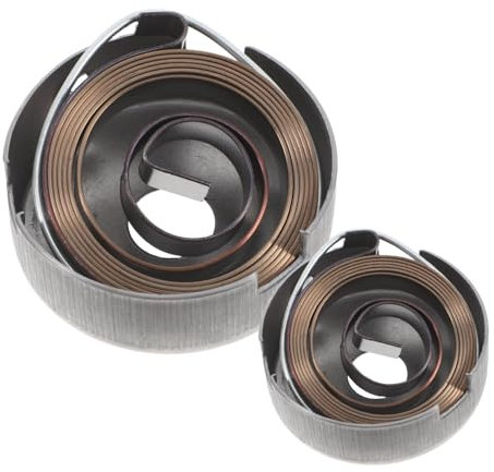 KONTONTY 4stücke Teiliges Bohrmaschinenzubehör Robuste Spiralspindelfeder Bohrmaschinenfeder Mit Deckel Federstahl-rücklaufteile Für Präzisionsbohrungen