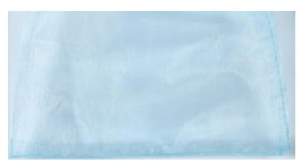 100 Stück Organzasäckchen Organza Säckchen Zum Befüllen Geschenksäckchen Schmuckbeutel Geschenkbeutel Kleine Tüten Süßigkeiten Organzabeutel Durchsichtige Beutel Mit Zugband (17x23cm,Hellblau)