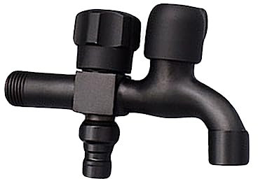 HOMSFOU Eckventil Wasserhahn Toilettenhahnventile Mit Doppelsteuerung Für Küche Bad Waschmaschine Und Geschirrspüler Spiegelglatt Langlebig