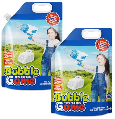 PANACARE KONZENTRIERT Seifenblasenflüssigkeit, Seifenblasenlösung (bis zu 4L) Mischung der Seifenblasen für elektronische Seifenblasenmaschine/Seifenblasenpistole, Bubble Concentrate（400ml-4L）