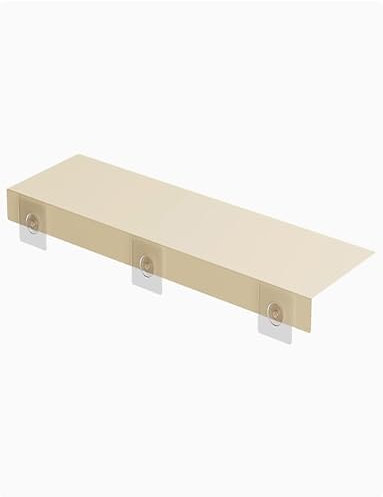 WEITINGKKK Piastra di Estensione del davanzale della Finestra Pannello di prolunga for Piano di Lavoro in Acrilico, ripiano portaoggetti for davanzale, Adesivo su Entrambi i Lati(60x15cm/23.6x5.9)