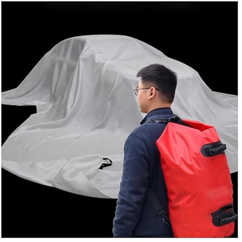 Sxlawesom Emergency Blanket for Car with Carry Bag - Silicone Fireproof Cover - Emergency Safety Blanket for Electric Vehicle(9.9 * 13.2ft/3 * 4m)